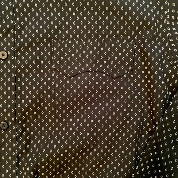 The Laundry Room Howe Men’s Black w/White Detail Long Sleeve Button Dress Shirt - Picture 6 of 13